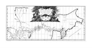CARTE DES PAYS traversés par le Capne. BEERINGS depuis la Ville de TOBOLSK jusqu' à KAMTSCHATKA / G. Kondet fecit et scrip.
