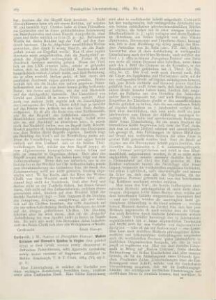 265-268 [Rezension] Cotterill, J. M., Modern Criticism and Clement‘s Epistles to Virgins