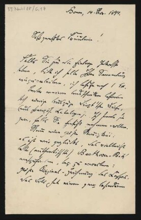 Brief an La Mara : 14.05.1894