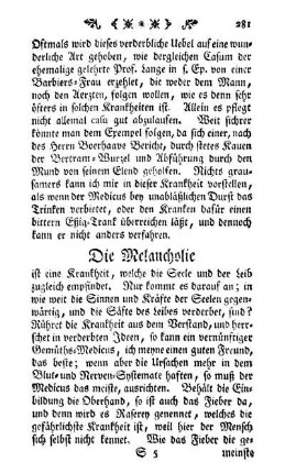 Die Melancholie