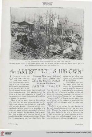 81.1925 = Nr. 336: An artist "rolls his own"