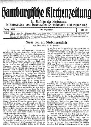 Etwas von der Kirchengemeinde