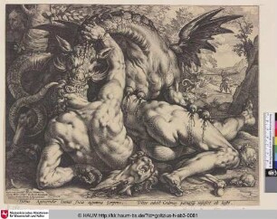 [Der Drache des Ares verschlingt die Männer des Kadmos; The Dragon Devouring The Companions of Cadmus; Een draak verslindt de metgezellen van Cadmus]