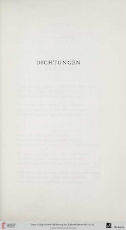 Dichtungen
