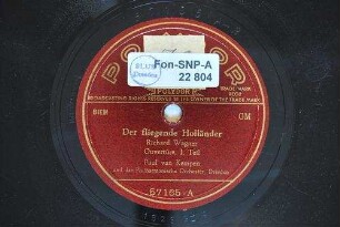 Der fliegende Holländer : Ouvertüre, I. u. II. Teil