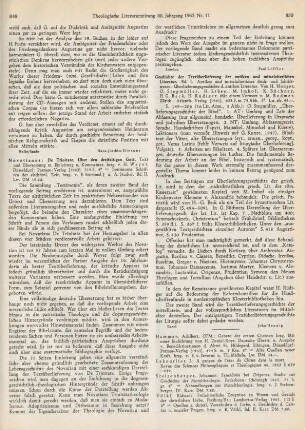 849-850 [Rezension] Novatianus Presbyter Romanus, De trinitate