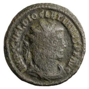 Münze, Antoninian, 291 n. Chr.