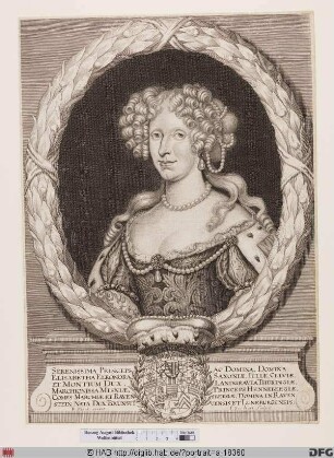 Bildnis Elisabeth Eleonore Sophie, Herzogin zu Sachsen-Meiningen, geb. Prinzessin von Braunschweig-Wolfenbüttel