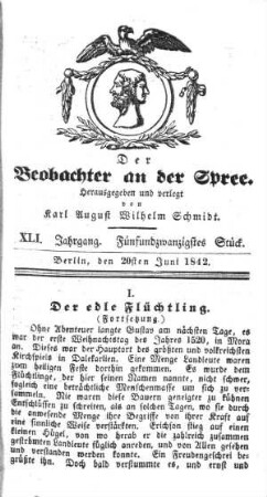 25. Stueck, 20. Juni 1842