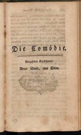 Die Comödie.