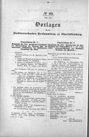 No. 22. (300-314.), 10. Oktober 1900