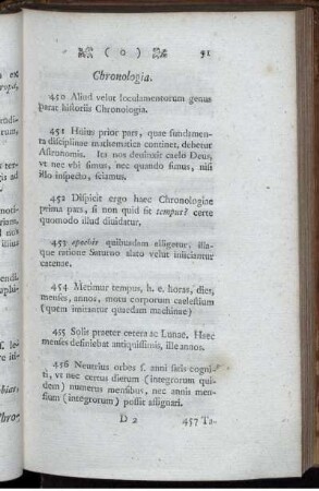 Chronologia.