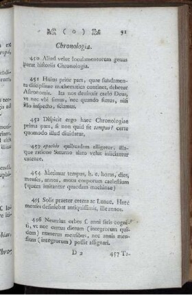 Chronologia.