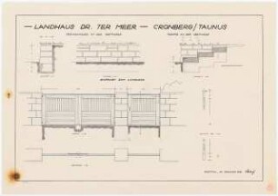 Landhaus Dr. Ter Meer, Kronberg im Taunus: Details 1:50