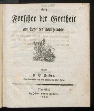Der Forscher der Gottheit am Tage des Weltgerichts