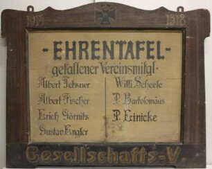 Ehrentafel 1. Weltkrieg