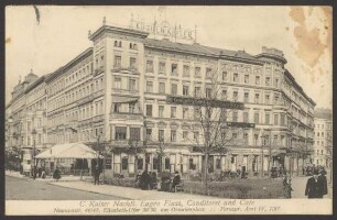 Ansichtskarte „Conditorei und Cafe“ Kaiser, Oranienplatz