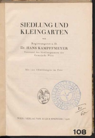 Siedlung und Kleingarten