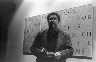Brecht-Haus : Im Brecht-Haus: "Dichterleben" mit (Adolf Engler) Richard Pietrass