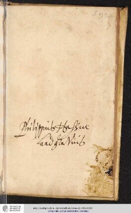 [Autogramm von Philipp von Hessen-Butzbach (1581-1643)]