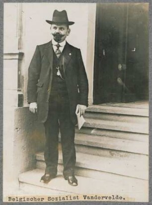 Belgischer Sozialist Vandervelde