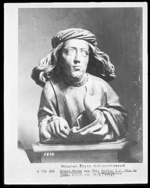 Männliche Büste von einem Chorgestühl, vielleicht ein Prophet