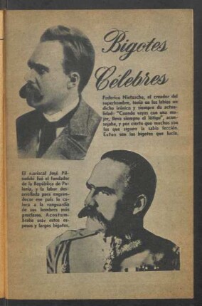 Bigotes célebres - [Ilustración]