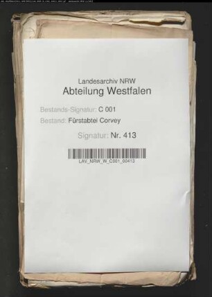 Beabsichtigte Wiedereinlösung der verpfändeten Hälften von Marsberg, Kogelnberg und Volkmarsen