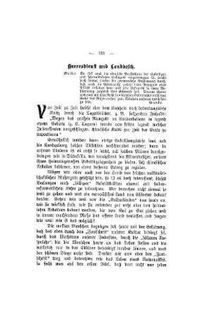Heeresdienst und Landbesitz