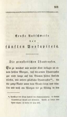 Die prophetischen Thautropfen
