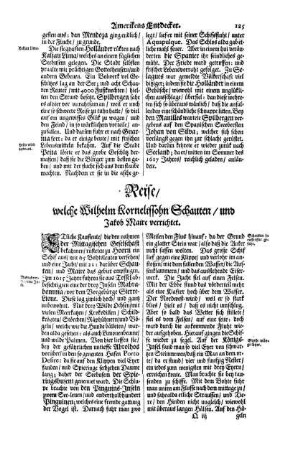 welche Wilhelm Kornelissohn Schauten / und Jakob Maire verrichtet