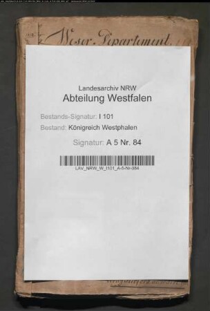 Die zur aufgehobenen Abtei Herford gehörigen Benefizien und deren Verwaltung