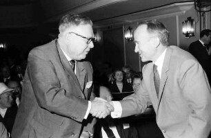 13. Tagung 1963 Medizin; Eröffnung Lindau 1.7.63: Werner Forßmann, A. Lutz