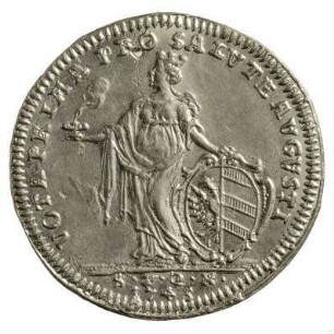 Münze, 1/2 Dukat, Dukat, 1745