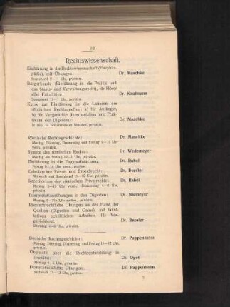 Rechtswissenschaft.