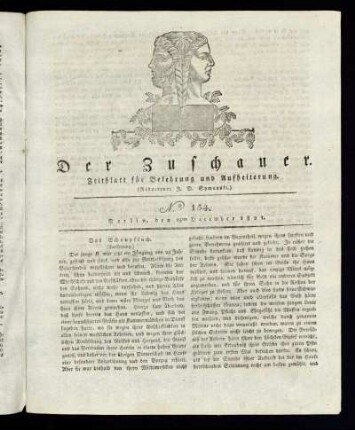 No. 154 - 25. December 1821