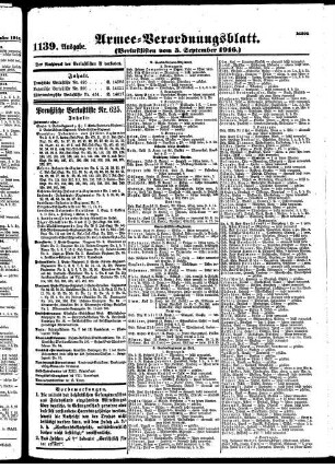1139.Ausgabe. Dienstag, 5. September 1916