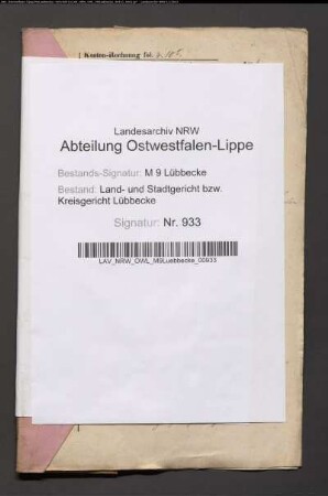 Erblasser: Mohrhoff gt. Tegeler, Heinrich: