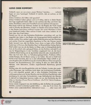 2: Luxus oder Komfort?