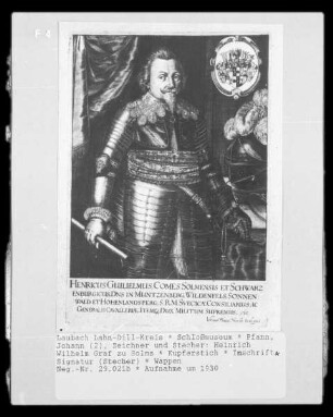 Heinrich Wilhelm Graf zu Solms