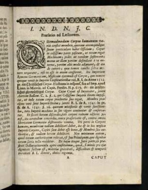 A1r, Praefatio ad Lectorem