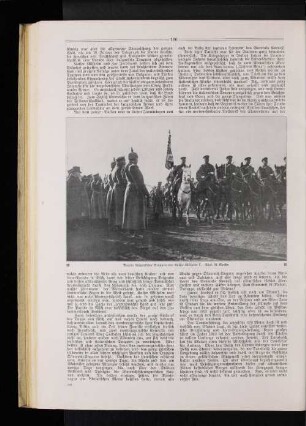 Parade bulgarischer Truppen vor Kaiser Wilhelm II.
