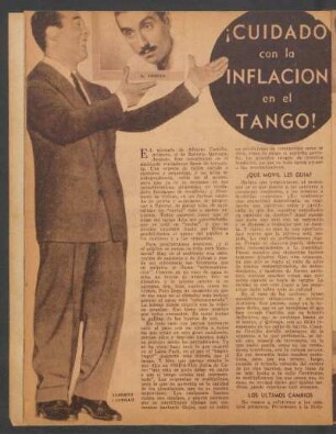 ¡Cuidado con la inflación en el tango!