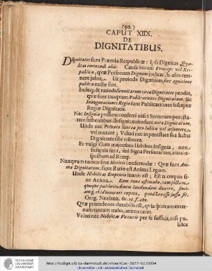 CAPUT XIIX. DE DIGNITATIBUS.