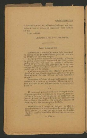 Los concursos