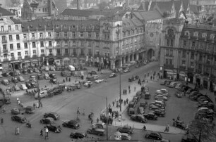 München: Blick vom Dach des Kaufhof zum Karlstor