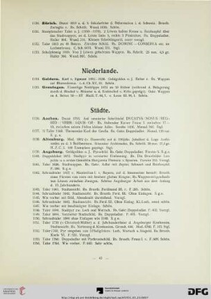 Städte (Nr. 1136-1463)