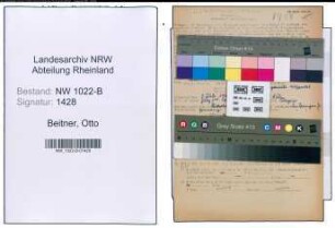 Entnazifizierung Otto Beitner , geb. 00.00.0000 (Justizinspektor)