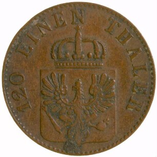 Münze, 3 Pfennig, 1846