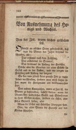 Von Ausnehmung des Honigs und Wachses. - Eine gute Pasta zum rauchen zu machen.